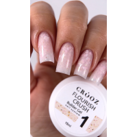 Гель Crooz Florish Crush Builder gel №01, 15 мл